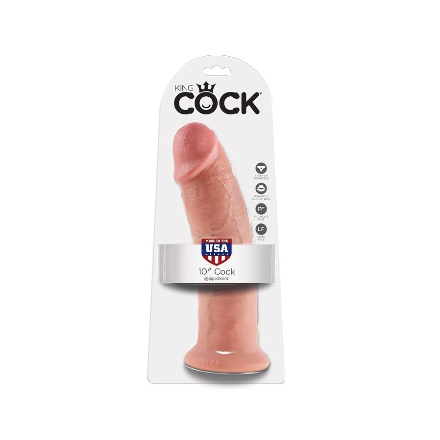KING COCK - 10 DILDO FLESH 25.4 CM